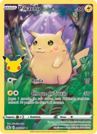 Portuguese Celebrations Pikachu 5/25